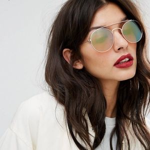 Rose clear sunglasses